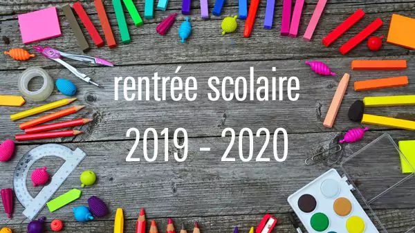 Resultado de imagen de bienvenus a la rentree scolaire 2019