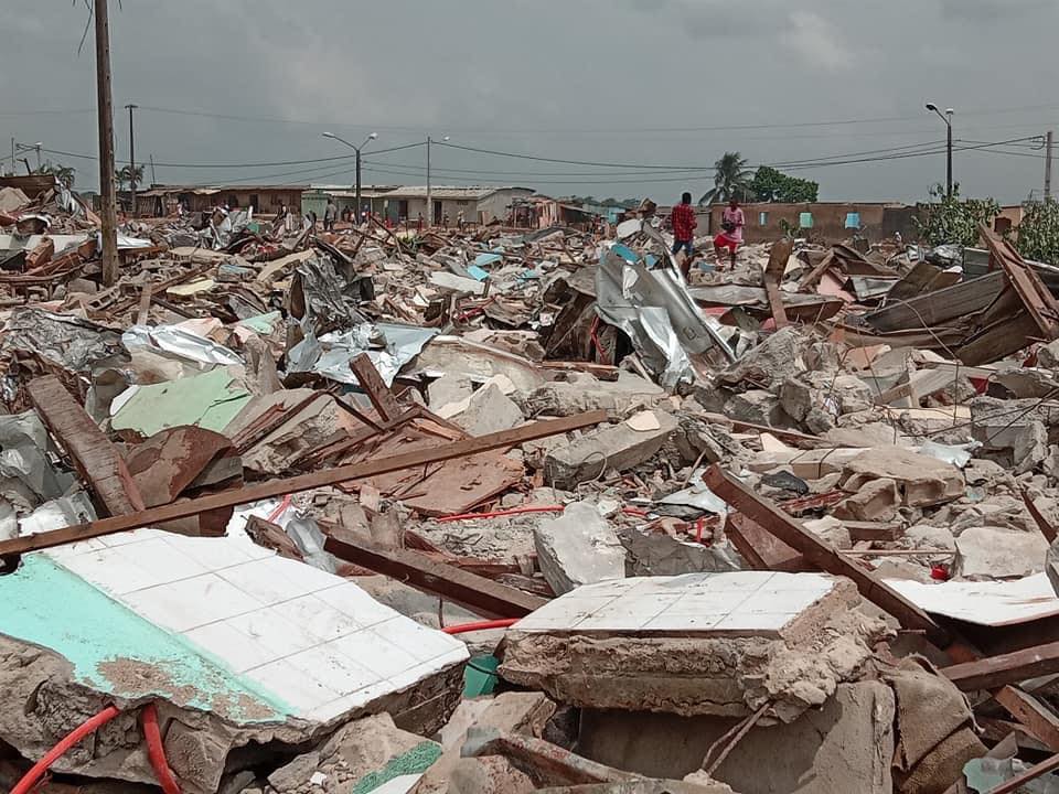 Démolition du quartier GESCO à Yopougon : des images